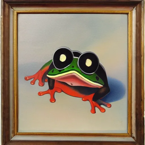 frog with large mustache, handlebar mustache, | Stable Diffusion | OpenArt