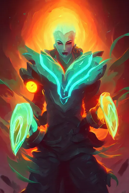 Prompt: thresh league of legends wild rift hero champions arcane magic digital painting bioluminance alena aenami artworks in 4 k design by lois van baarle by sung choi by john kirby artgerm style pascal blanche and magali villeneuve mage fighter assassin