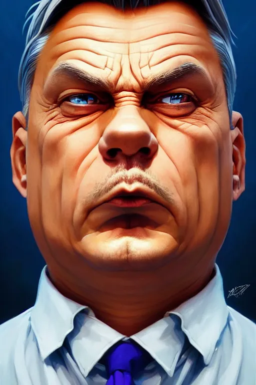 Prompt: a highly detailed beautiful portrait of Viktor Orban reaching super saiyan level 3, highly detailed, 2d game fanart behance hd by Jesper Ejsing, by RHADS, Makoto Shinkaih and Lois van baarle, ilya kuvshinov, rossdraws global illumination, cinematic, hyper-realistic, depth of field, coherent, high definition, 8k resolution octane renderer, artstation