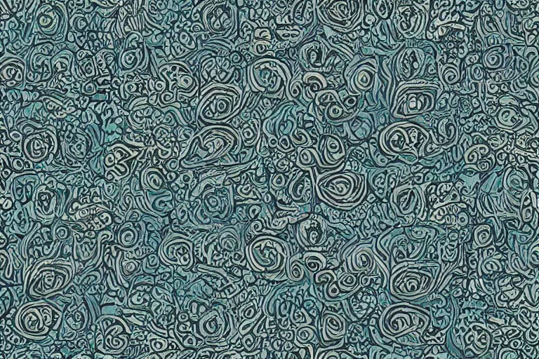 Image similar to beautiful incredibly detailed wallpaper pattern by Catalina Estrada