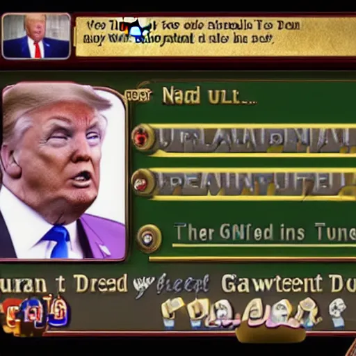 Image similar to donald trump in gauntlet legends for n 6 4