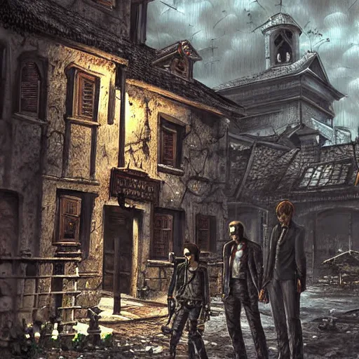 resident evil village Salvatore Moreau, detailed | Stable Diffusion ...