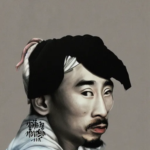 Image similar to asian tupac