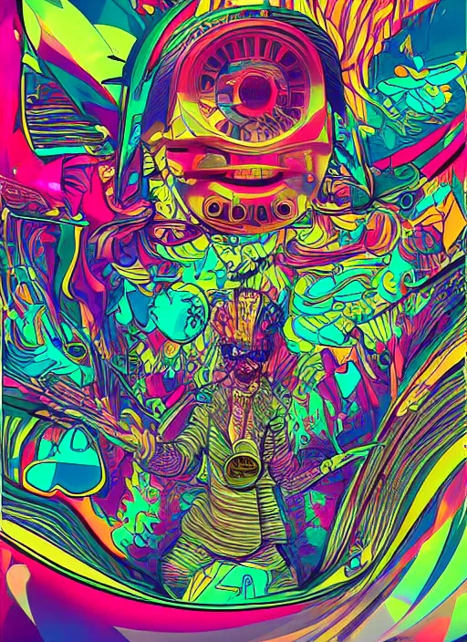 Image similar to funkpunk 3 d abstract artwork, psychedelic, intricate, digital art, artstation, detailed