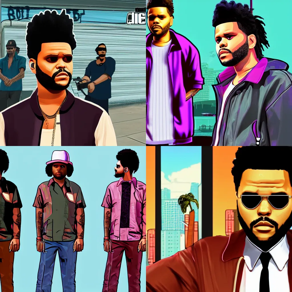 ArtStation - The Weeknd: Digitally Painted AFTER HOURS Poster