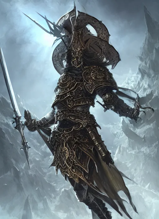 Image similar to holy crusade, ultra detailed fantasy, elden ring, realistic, dnd character portrait, full body, dnd, rpg, lotr game design fanart by concept art, behance hd, artstation, deviantart, global illumination radiating a glowing aura global illumination ray tracing hdr render in unreal engine 5