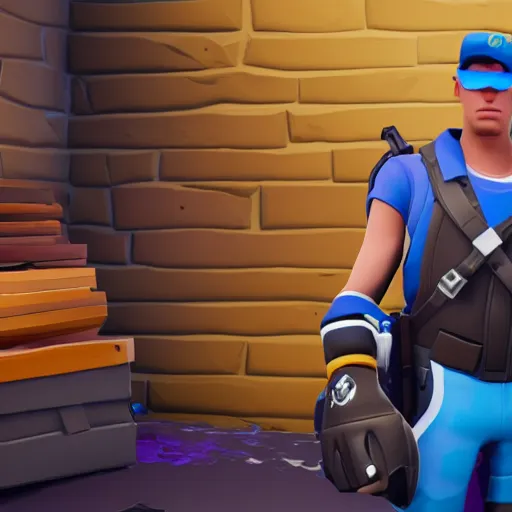 Prompt: Jerma985 as a Fortnite character, 4k, high definition