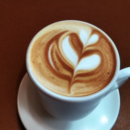 Prompt: latte art