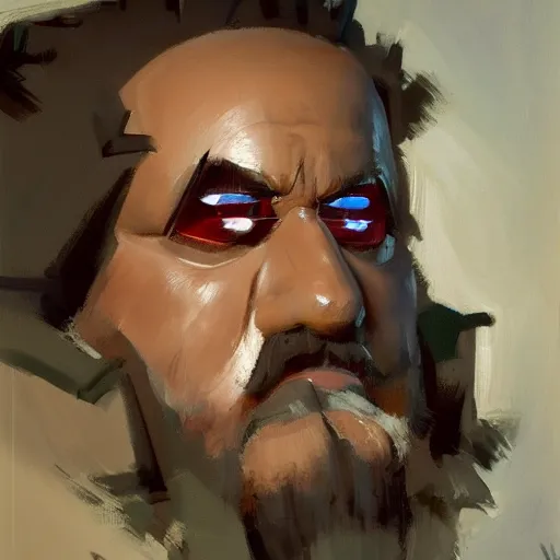 Prompt: greg manchess portrait painting of doctor ivo robotnik, medium shot, asymmetrical, profile picture, organic painting, sunny day, matte painting, bold shapes, hard edges, street art, trending on artstation, by huang guangjian and gil elvgren and sachin teng