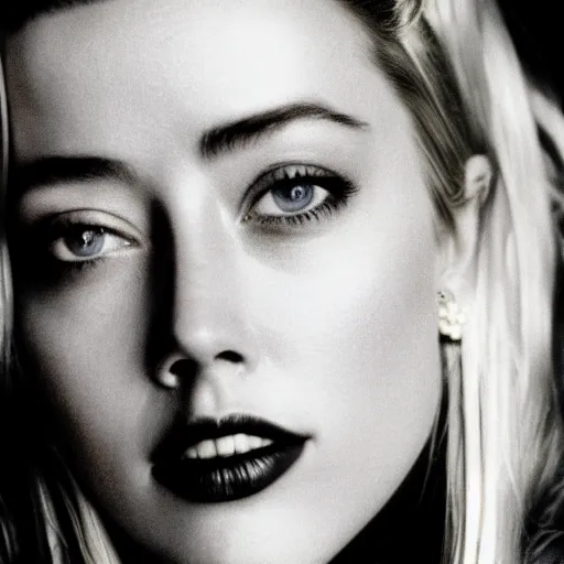 Image similar to portrait of amber heard by mario testino 1 9 9 0, bad 1 9 9 0 s style, headshot, taken in 1 9 9 0, detailed, award winning, sony a 7 r