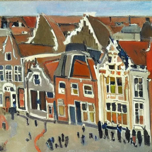 Image similar to Alkmaar city waagplein by Matisse