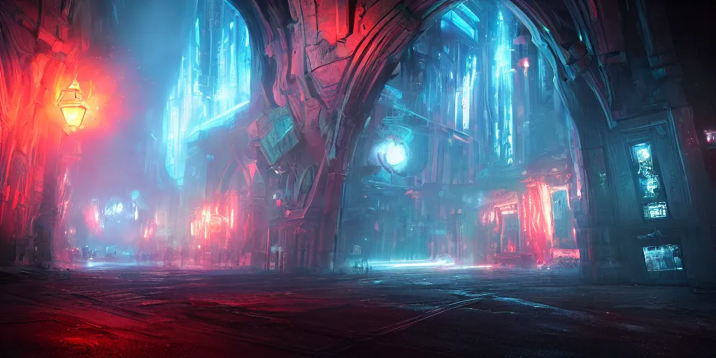 Prompt: fantasy world portal by Liam Wong dramatic lighting, cinematic establishing shot, extremely high detail, photorealistic, cinematic lighting