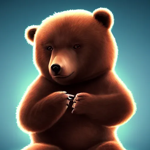 Prompt: digital illustration of a bear fighting boss baby, deviantArt, artstation, artstation hq, hd, 4k resolution