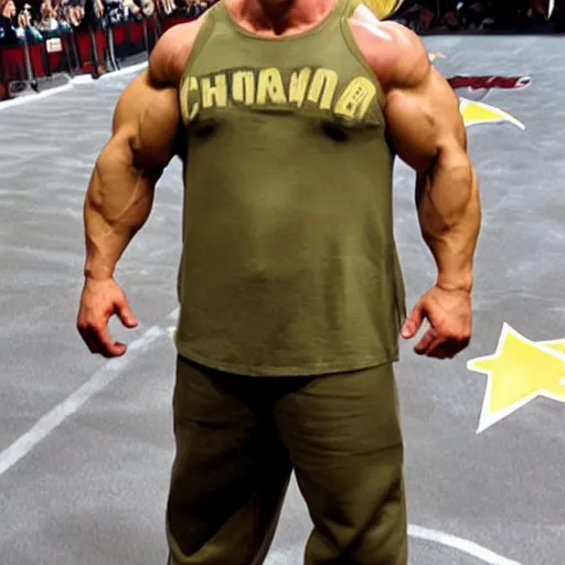 Image similar to chonky john cena. Chonk cena. Chonk. Chonkers. John cena.