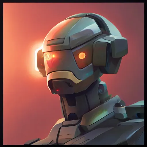 Image similar to face icon stylized minimalist mechwarrior, loftis, cory behance hd by jesper ejsing, by rhads, makoto shinkai and lois van baarle, ilya kuvshinov, rossdraws global illumination