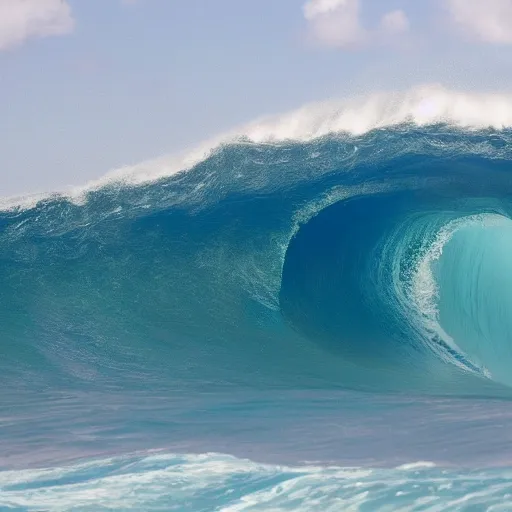 Image similar to detailed photo of a tunnel wave at teahupo'o