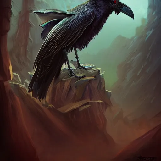 Prompt: full body illustration of mysterious raven, world as background, d & d, fantasy, intricate, elegant, highly detailed, digital painting, artstation, concept art, smooth, sharp focus, illustration, art by dragolisco