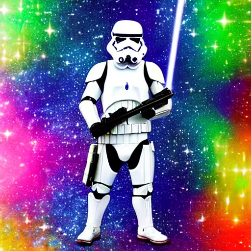 Image similar to galaxy stormtrooper