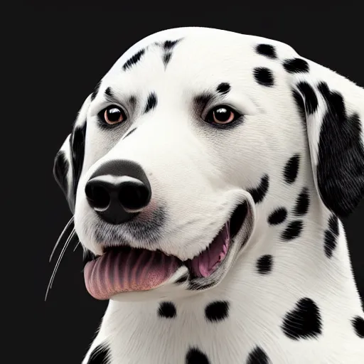 Prompt: Dalmatian and Corgi hybrid, hyper realistic, photo, octane render, 8K, cinematic