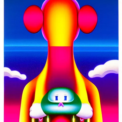 Prompt: milf by shusei nagaoka, kaws, david rudnick, airbrush on canvas, pastell colours, cell shaded, 8 k