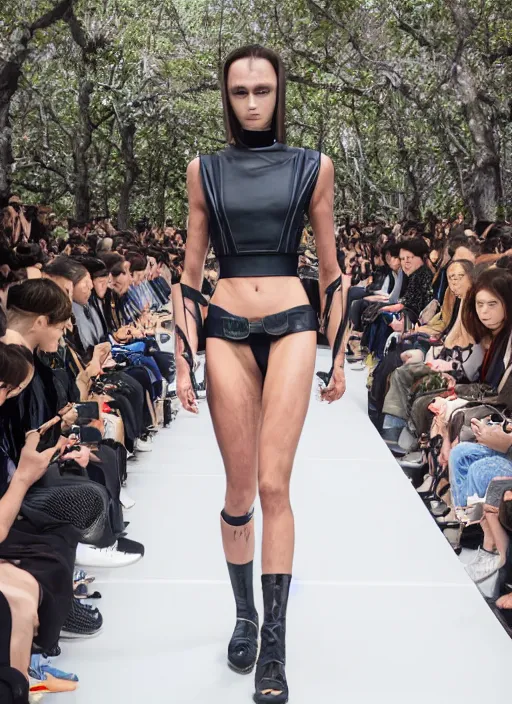 Image similar to hyperrealistic and heavy detailed balenciaga runway show of mortal kombat, leica sl 2 5 0 mm, vivid color, high quality, high textured, real life