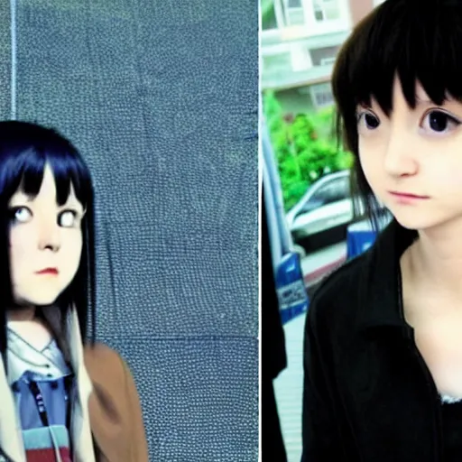 Image similar to lain iwakura in real life