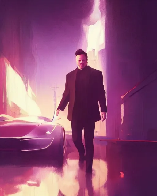 Prompt: smoky water portrait of elon musk, dramatic lighting, artstation, in GTA V, Stephen Bliss, unreal engine, by Greg Rutkowski, Loish, Rhads, Makoto Shinkai and Lois van baarle, ilya kuvshinov, rossdraws, global illumination, radiant light, detailed and intricate environment, ink stylized splatter art