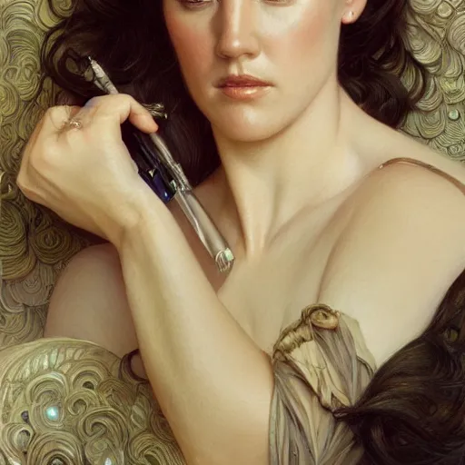 Prompt: ultra realistic illustration, jennifer connelly, intricate, elegant, highly detailed, digital painting, artstation, smooth, sharp focus, art by artgerm and greg rutkowski and alphonse mucha