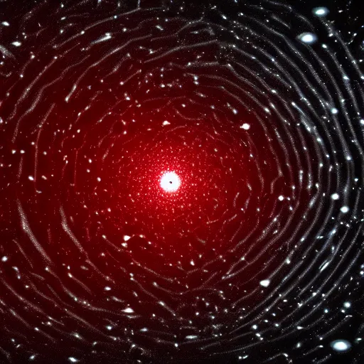 Prompt: dark matter black and red noise, silver, wind and dust, height detailed hd realistic 8 k