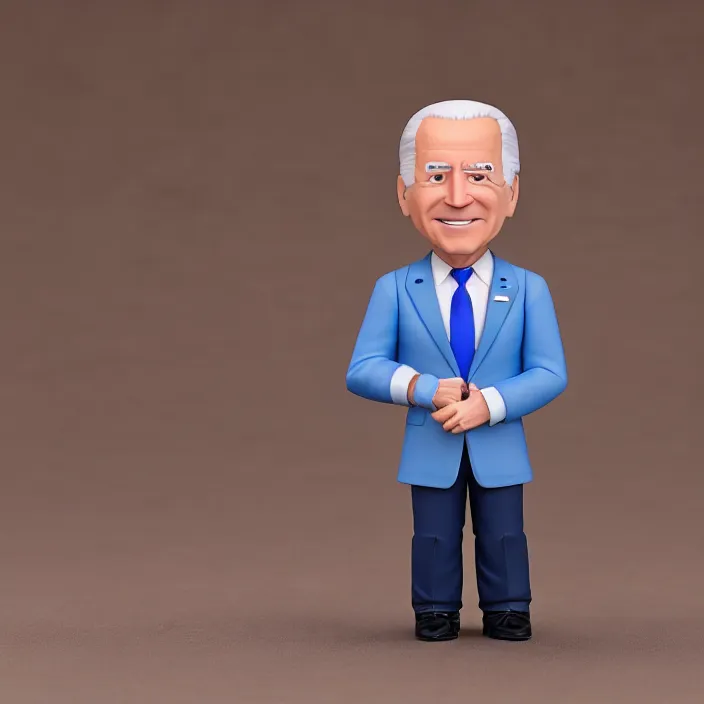 Prompt: Joe Biden as a Nendoroid, Studio lighting, Product Photo, 8k,