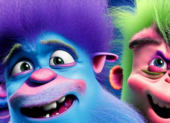 Image similar to film still of walter in trolls 2 : world tour movie 2 0 2 0, 8 k