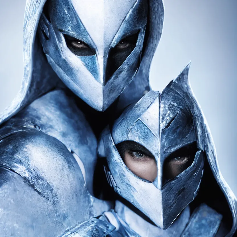 Image similar to natalie portman as subzero from mortal combat, studio photography, nikon 5 0 mm portrait photography, ultra realistic, cinematic