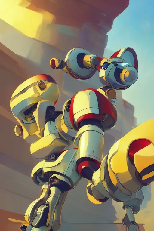 Image similar to metabots medabots medarotto medarot robot minimalist comics, behance hd by jesper ejsing, by rhads, makoto shinkai and lois van baarle, ilya kuvshinov, rossdraws global illumination ray tracing hdr radiating a glowing aura