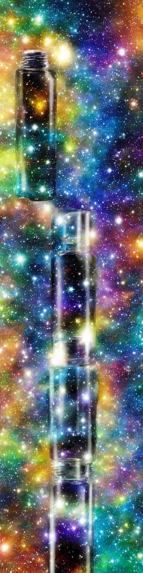 Image similar to Galaxy in a bottle