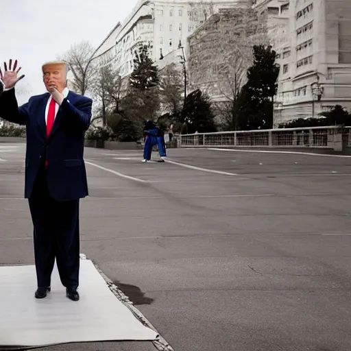 Image similar to trump t _ pose, by professional photographer