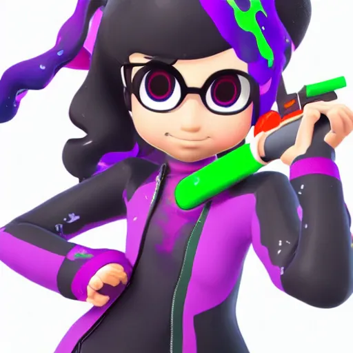 Prompt: splatoon 2 callie