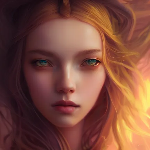 Prompt: highly detailed portrait of beutiful girl fantasy art by finnstark, wonbin lee, lane brown, z ed, wenfei ye, finnstark, oleg bulakh, felix englund, global illumination, radiant light, detailed and intricate environment