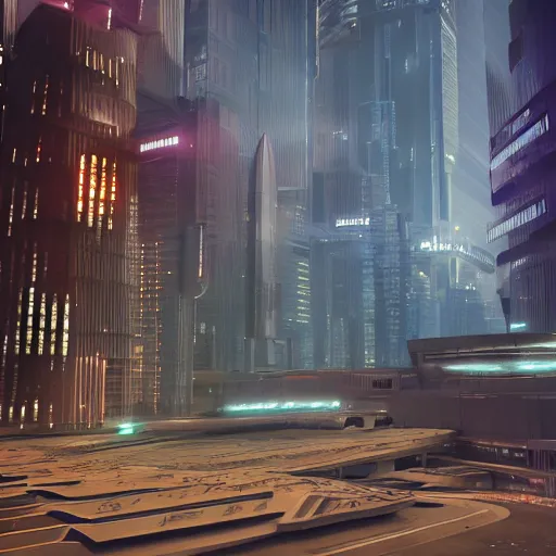 Image similar to futuristic city, movie still, cinematic, 8 k, unreal engine, 3 d render