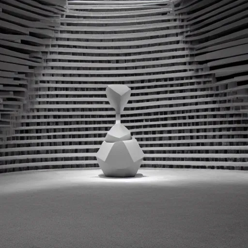 Prompt: the gorgoroth stool by tadao ando