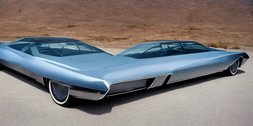 Image similar to futuristic buick riviera 1965