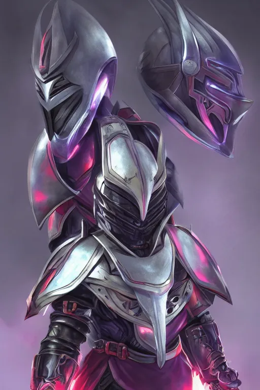 Image similar to helmet armor guardian destiny in witch queen illumination ray tracing hdr fanart arstation by sung choi robot ninja mask and eric pfeiffer and gabriel garza and casper konefal