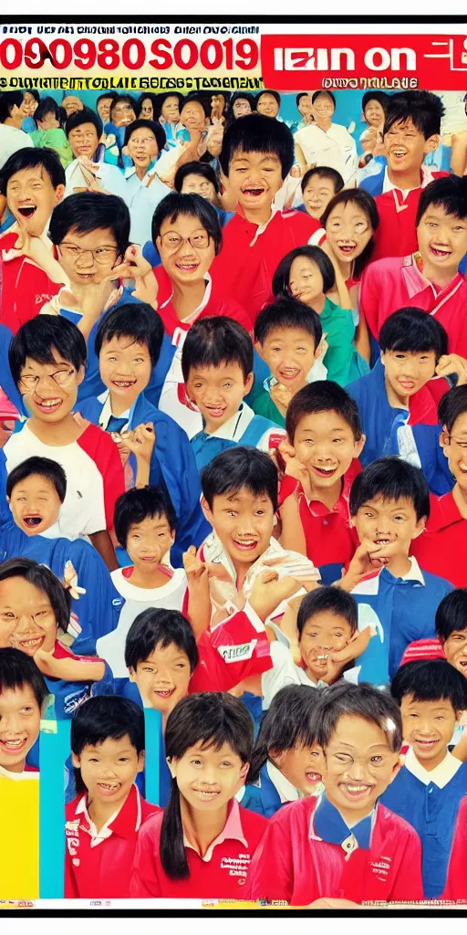 Image similar to 1 9 9 0 s singaporean public education poster