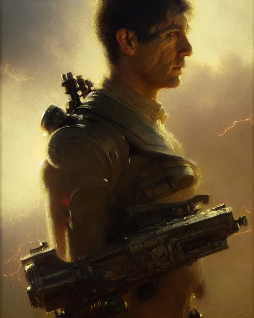 Prompt: a half body portrait of docm 7 7, high detail, cleary see face, by gaston bussiere, bussiere rutkowski andreas rocha, bayard wu, greg rutkowski, odd nerdrum, maxim verehin, dan dos santos, masterpiece, sharp focus, cinematic lightning