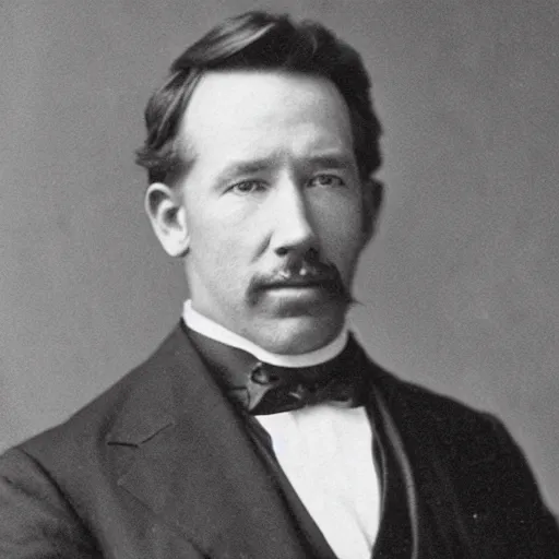 Image similar to a photograph of tim allen from the 1 8 9 0 s