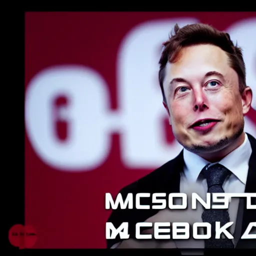 Prompt: elon musk as the ceo of facebook