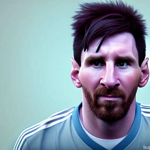 Prompt: lionel messi as happy potatoe, by ilya kuvshinov, rtx rendering, octane render 1 2 8 k, maya, extreme high intricate details by tom bagshaw, medium shot, close up shot, composition by sana takeda, lighting by greg rutkowski