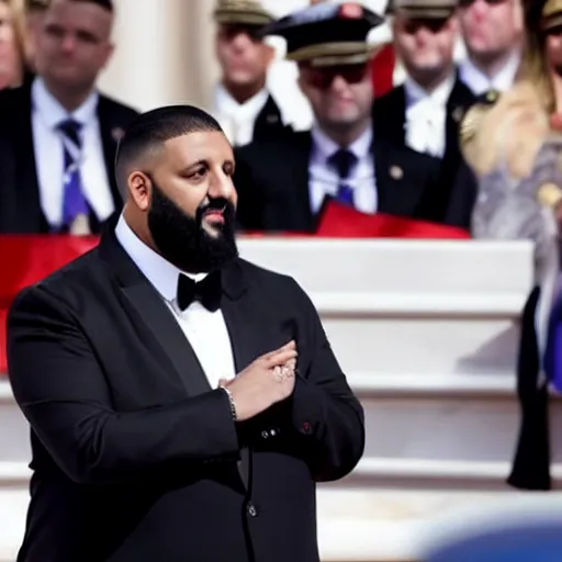 Prompt: DJ Khaled inaugurated as President of the United States (REUTERS)