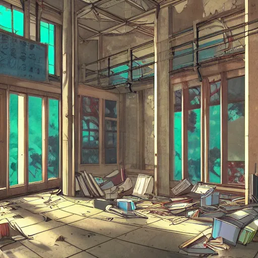 Anime Backgrounds School Library, anime library HD wallpaper | Pxfuel