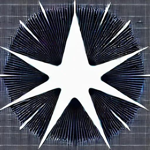 Image similar to vector art panel for cnc plasma, laser, unique modern star design pattern