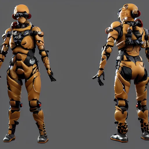 Image similar to kinetica video game character, render, unreal engine, kojima